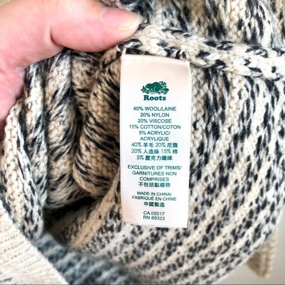 Roots Cabin Wool Blend Crew Neck Sweater - Picture 7 of 7